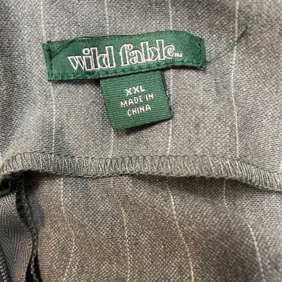 Wild Fable Women's Tube Mini Bodycon Suiting Dress Gray Pinstripe Size XXL - Picture 5 of 6